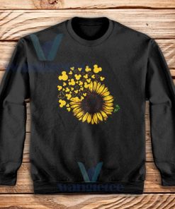 Mickey Head Sunflower Sweatshirt