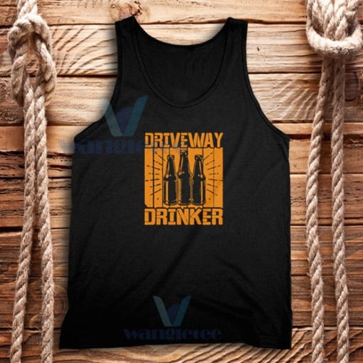 Funny Driveway Drinker Retro Tank Top