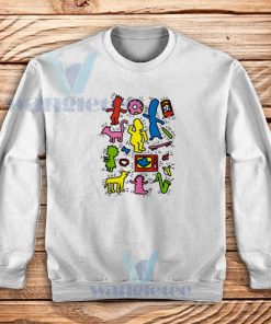 Keith Haring x Simpson Family Sweatshirt