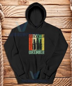 Vintage Driveway Drinker Retro Hoodie