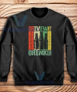 Vintage Driveway Drinker Retro Sweatshirt