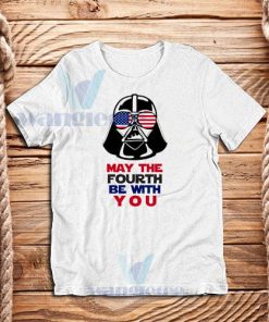 May The Fourth Be With You T-Shirt Darth Vader Funny