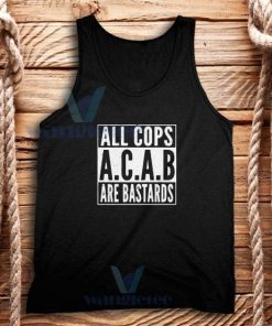 All Cops Are Bastards Logo Tank Top ACAB S - 2XL