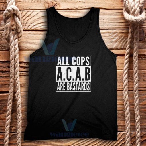 All Cops Are Bastards Logo Tank Top ACAB S - 2XL