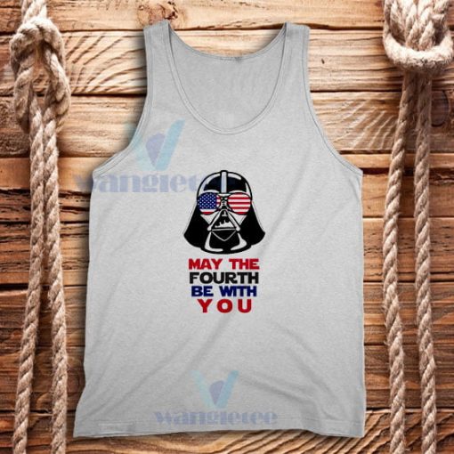 May The Fourth Be With You Tank Top Darth Vader Funny