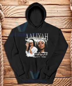 Aaliyah Homage Hoodie American Singer Size S - 4XL