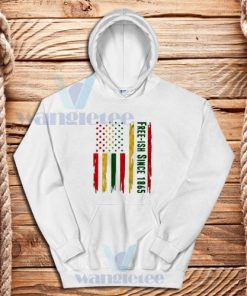 Free Ish Since 1865 Juneteenth Hoodie American Flag