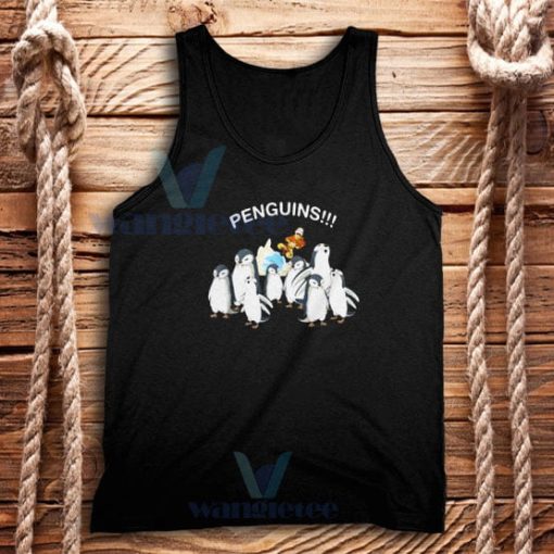 Avatar The Last Airbender Aang And Penguins Tank Top Video Game S - 2XL