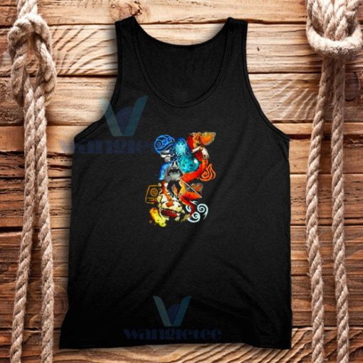 Avatar World The Last Airbender Tank Top Video Game S - 2XL