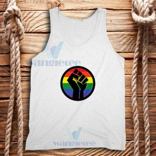 BLM LGBTQ Rainbow Tank Top