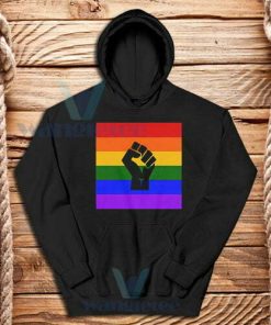 BLM Pride Rainbow Hoodie