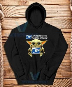 Baby Yoda Hug United States Hoodie