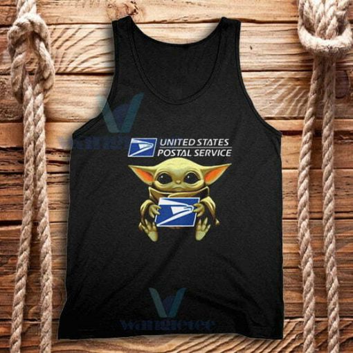 Baby Yoda Hug United States Tank Top