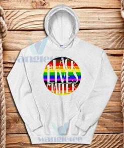 Black Lives Matter Rainbow Hoodie