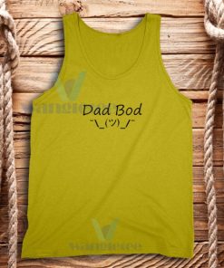 Dad Bod Shrugging Emoji Tank Top