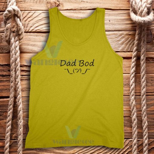 Dad Bod Shrugging Emoji Tank Top