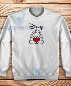 Disney Vibes Mickey Mouse Love Hands Sweatshirt