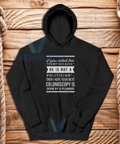 He’s Not Politician 2020 Election Hoodie Gag Joke Anti Trump S-3XL