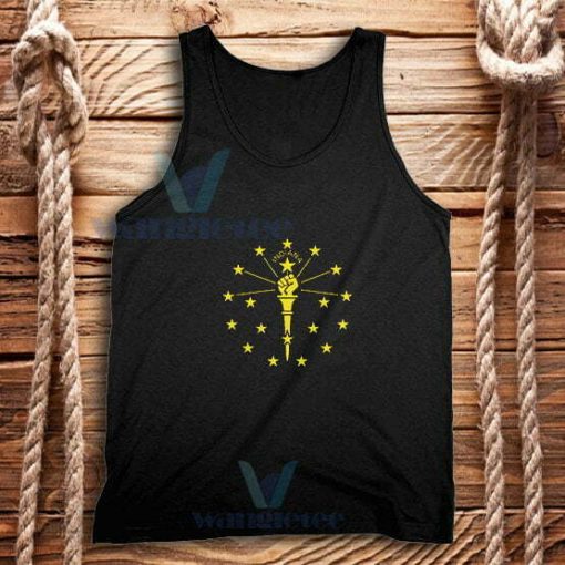 Indiana US State Power Tank Top Indiana Power & Light S-2XL