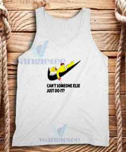 Lazy Homer Simpson Tank Top