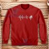 Space Heartbeat Astronaut Sweatshirt