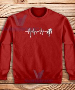 Space Heartbeat Astronaut Sweatshirt