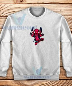 Stitch Deadpool StitchPool Movie Sweatshirt Cartoon Stitch S - 3XL