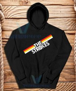 The Strokes Striped Graphic Hoodie