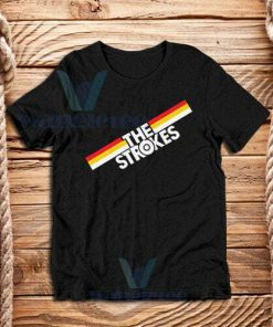 The Strokes Striped Graphic T-Shirt