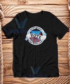 Vote Protect Democracy Progressive T-Shirt S-3XL