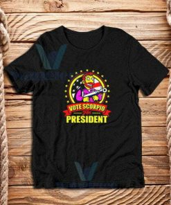 Vote Scorpio for President T-Shirt Hank Scorpio Simpsons S-3XL