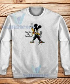 We Are The Champions Mickey Freddie Sweatshirt