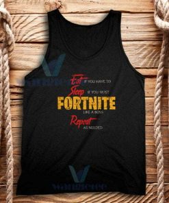 Eat Sleep Fortnite Repeat Tank Top