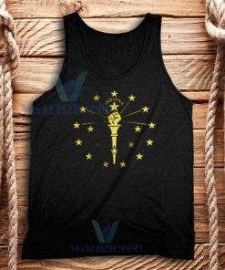 Indiana US State Power Tank Top Indiana Power & Light Tee S - 2XL