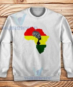 African Black Women Sweatshirt Girl Power S-3XL