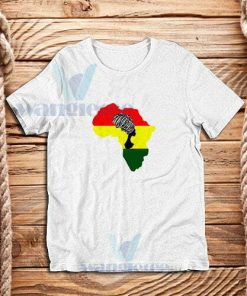 African Black Women T-Shirt Girl Power S-3XL