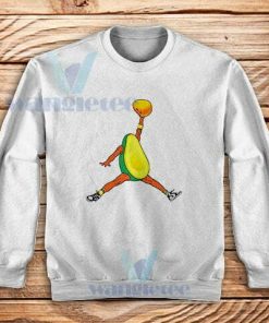 Avocado Air Jordan Sweatshirt Funny Avocado Fruit S-3XL