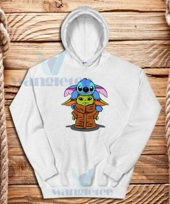 Baby Stitch Yoda Hoodie Disney The Mandalorian S-3XL