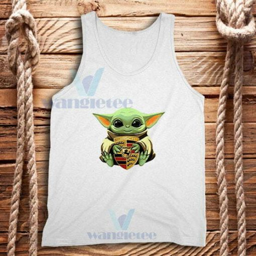 Baby Yoda Porsche Logo Tank Top The Child Mandalorian S-2XL