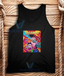 Bad Bunny Concert Poster Tank Top Puerto Rican Singer S-2XL