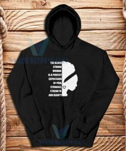 Black Strong Woman Hoodie African American S-3XL