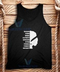 Black Strong Woman Tank Top African American S-2XL