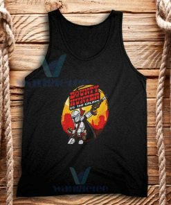 Bounty Hunter vs The Galaxy Tank Top The Mandalorian S-2XL