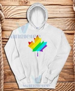 Canada Rainbow Hoodie Best Pride Flag S-3XL