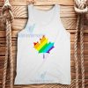 Canada Rainbow Tank Top Best Pride Flag S-2XL