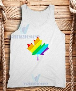 Canada Rainbow Tank Top Best Pride Flag S-2XL