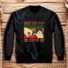 Cat Dad Meme Sweatshirt Best Cat Guy Ever S-3XL