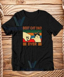 Cat Dad Meme T-Shirt Best Cat Guy Ever S-3XL