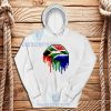 Dripping Lips Flag Hoodie African American S-3XL