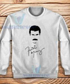 Freddie Mercury Cheap Sweatshirt Bohemian Rhapsody Signature S-3XL